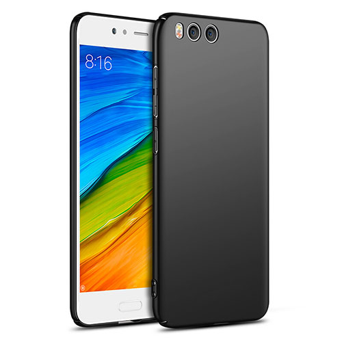 Hard Rigid Plastic Matte Finish Case Back Cover M05 for Xiaomi Mi 6 Black
