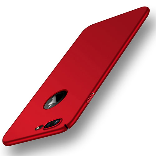 Hard Rigid Plastic Matte Finish Case Back Cover M18 for Apple iPhone 8 Plus Red