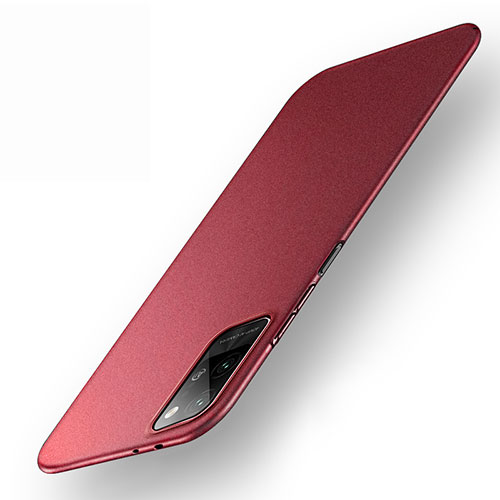 Hard Rigid Plastic Matte Finish Case Back Cover P01 for Huawei Honor Play4 Pro 5G Red