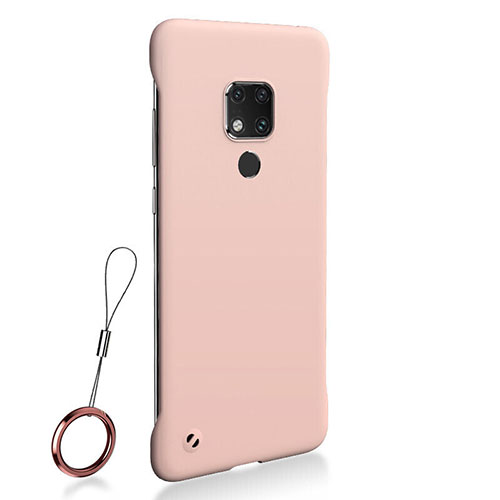 Hard Rigid Plastic Matte Finish Case Back Cover P01 for Huawei Mate 20 Pink