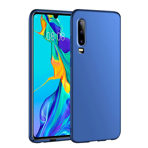 Hard Rigid Plastic Matte Finish Case Back Cover P01 for Huawei P30 Blue