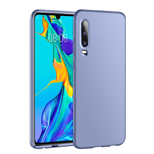 Hard Rigid Plastic Matte Finish Case Back Cover P01 for Huawei P30 Purple