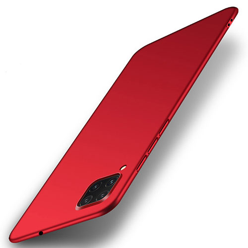 Hard Rigid Plastic Matte Finish Case Back Cover P01 for Huawei P40 Lite Red