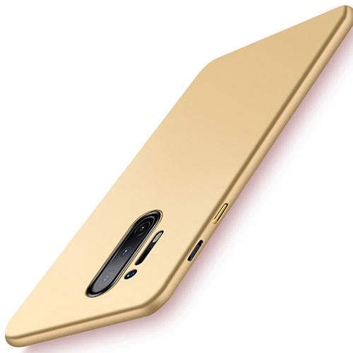 Hard Rigid Plastic Matte Finish Case Back Cover P01 for OnePlus 8 Pro Gold