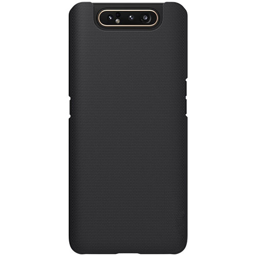 Hard Rigid Plastic Matte Finish Case Back Cover P01 for Samsung Galaxy A90 4G Black