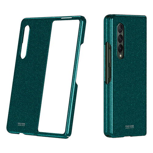 Hard Rigid Plastic Matte Finish Case Back Cover P01 for Samsung Galaxy Z Fold3 5G Green