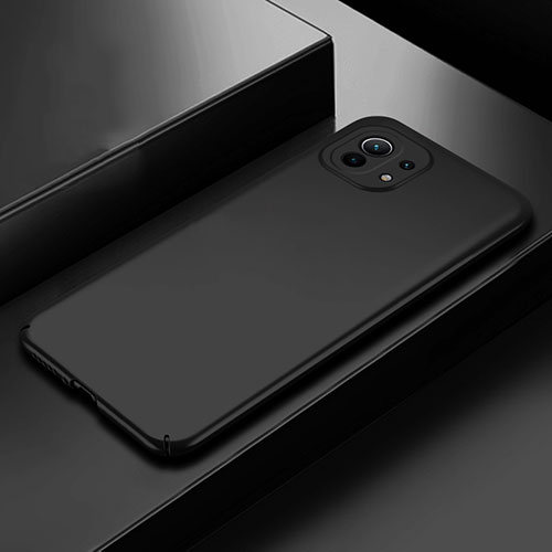 Hard Rigid Plastic Matte Finish Case Back Cover P01 for Xiaomi Mi 11 5G Black