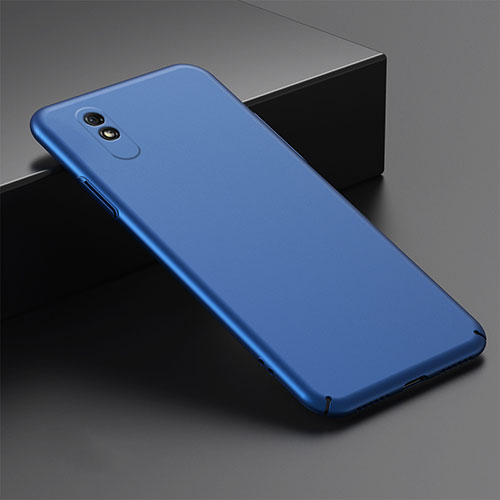 Hard Rigid Plastic Matte Finish Case Back Cover P01 for Xiaomi Redmi 9A Blue