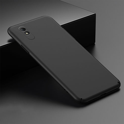 Hard Rigid Plastic Matte Finish Case Back Cover P01 for Xiaomi Redmi 9AT Black