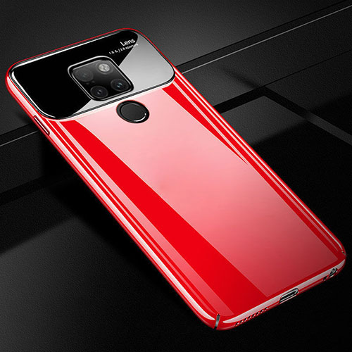 Hard Rigid Plastic Matte Finish Case Back Cover P02 for Huawei Mate 20 X 5G Red