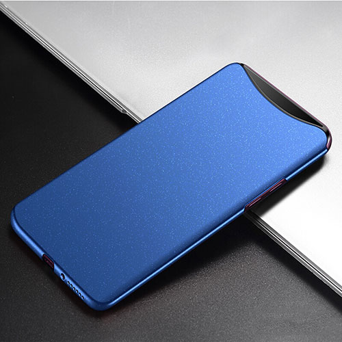 Hard Rigid Plastic Matte Finish Case Back Cover P02 for Oppo Find X Blue