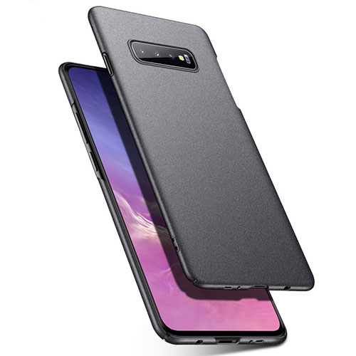 Hard Rigid Plastic Matte Finish Case Back Cover P02 for Samsung Galaxy S10 5G Dark Gray