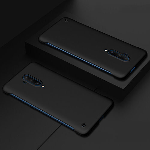 Hard Rigid Plastic Matte Finish Case Back Cover P03 for OnePlus 7T Pro Black