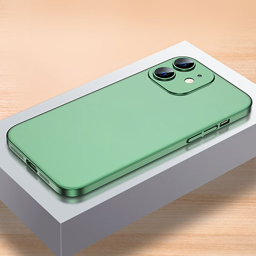 Hard Rigid Plastic Matte Finish Case Back Cover QC1 for Apple iPhone 12 Mini Green