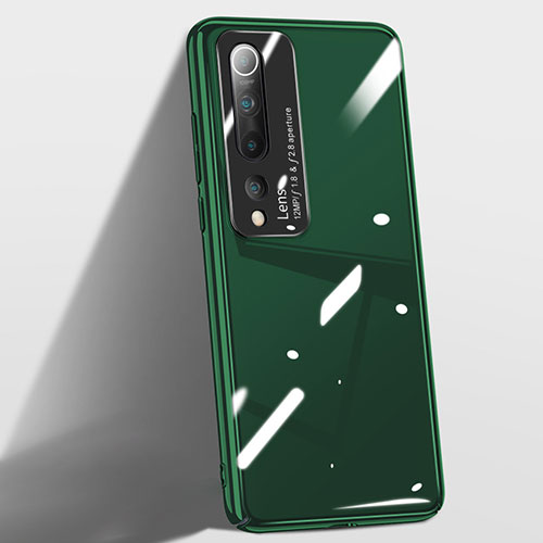 Hard Rigid Plastic Matte Finish Case Back Cover T01 for Xiaomi Mi 10 Green