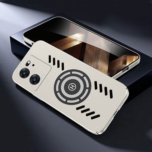 Hard Rigid Plastic Matte Finish Case Back Cover with Mag-Safe Magnetic for Xiaomi Mi 13T Pro 5G White