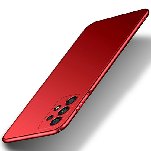Hard Rigid Plastic Matte Finish Case Back Cover YK1 for Samsung Galaxy A33 5G Red