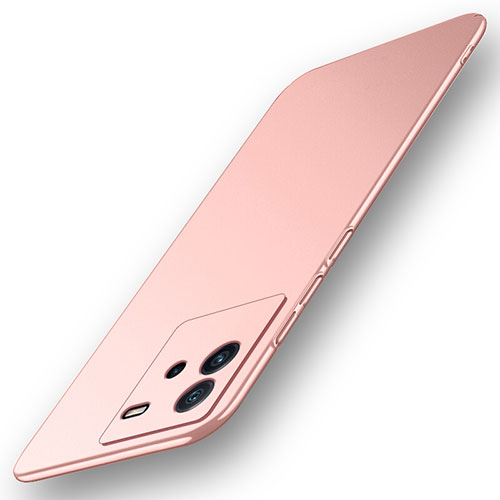 Hard Rigid Plastic Matte Finish Case Back Cover YK1 for Vivo iQOO Neo6 SE 5G Pink