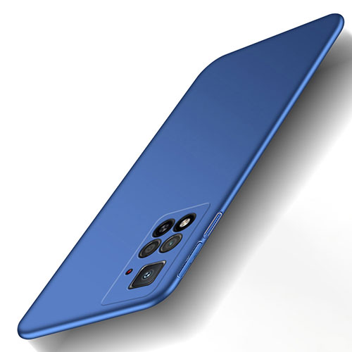 Hard Rigid Plastic Matte Finish Case Back Cover YK1 for Xiaomi Redmi Note 11 Pro+ Plus 5G Blue