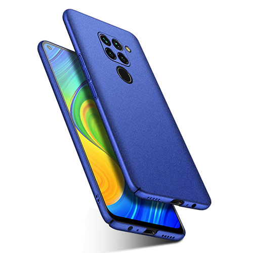 Hard Rigid Plastic Matte Finish Case Back Cover YK1 for Xiaomi Redmi Note 9 Blue