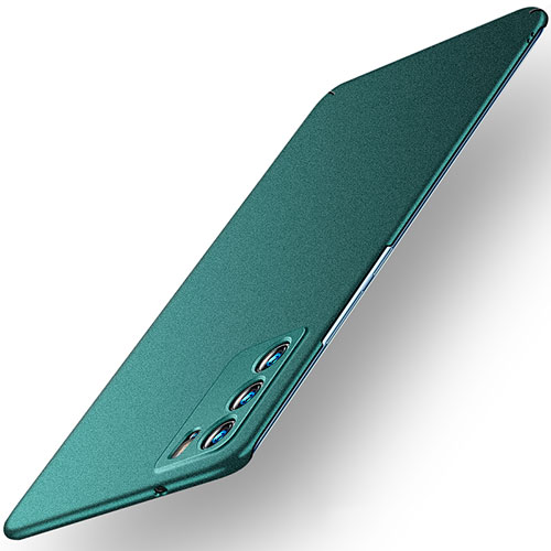 Hard Rigid Plastic Matte Finish Case Back Cover YK2 for Oppo Reno6 Pro 5G India Green