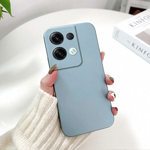 Hard Rigid Plastic Matte Finish Case Back Cover YK2 for Oppo Reno8 Pro+ Plus 5G Sky Blue