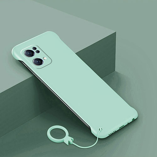 Hard Rigid Plastic Matte Finish Case Back Cover YK4 for Oppo Reno7 Pro 5G Matcha Green