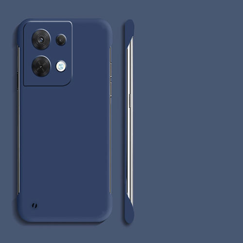 Hard Rigid Plastic Matte Finish Case Back Cover YK4 for Oppo Reno8 Pro 5G Blue