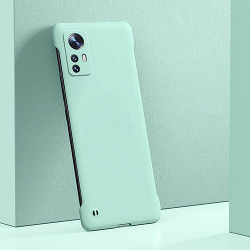Hard Rigid Plastic Matte Finish Case Back Cover YK4 for Xiaomi Mi 12T Pro 5G Cyan