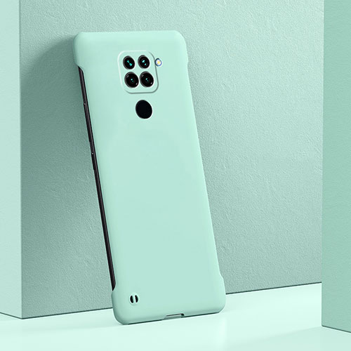 Hard Rigid Plastic Matte Finish Case Back Cover YK5 for Xiaomi Redmi Note 9 Cyan