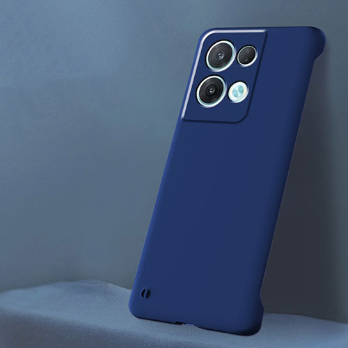 Hard Rigid Plastic Matte Finish Case Back Cover YK6 for Oppo Reno8 Pro+ Plus 5G Blue
