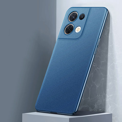 Hard Rigid Plastic Matte Finish Case Back Cover YK7 for Oppo Reno8 Pro+ Plus 5G Blue