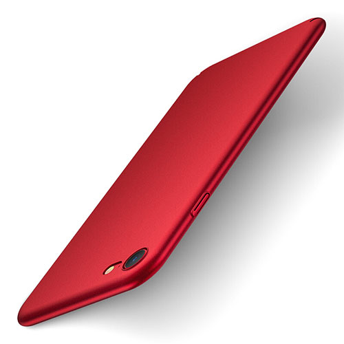 Hard Rigid Plastic Matte Finish Case for Apple iPhone SE3 2022 Red