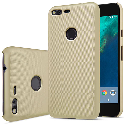 Hard Rigid Plastic Matte Finish Case for Google Pixel Gold