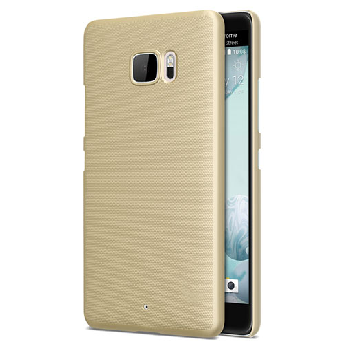 Hard Rigid Plastic Matte Finish Case for HTC U Ultra Gold