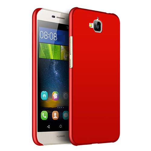 Hard Rigid Plastic Matte Finish Case for Huawei Enjoy 5 Red