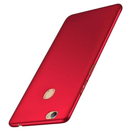 Hard Rigid Plastic Matte Finish Case for Huawei Honor Note 8 Red
