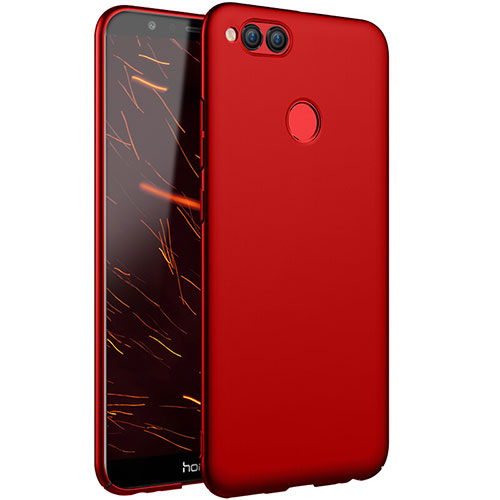 Hard Rigid Plastic Matte Finish Case for Huawei Honor Play 7X Red