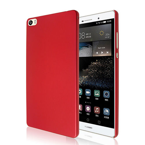 Hard Rigid Plastic Matte Finish Case for Huawei P8 Max Red