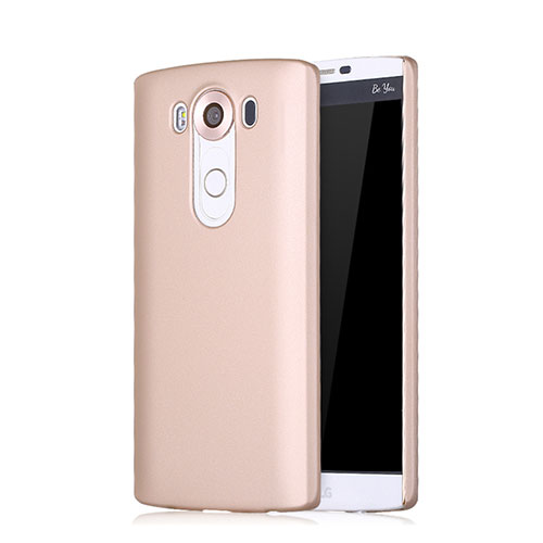 Hard Rigid Plastic Matte Finish Case for LG V10 Rose Gold