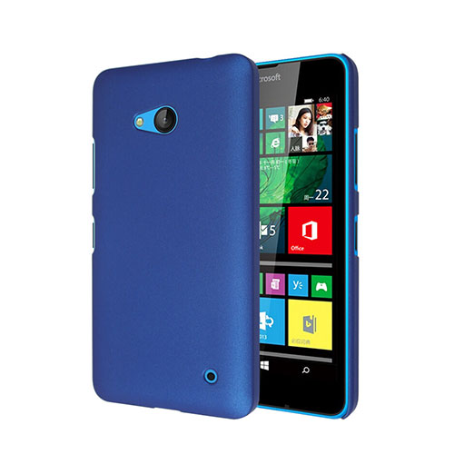 Hard Rigid Plastic Matte Finish Case for Microsoft Lumia 640 Blue