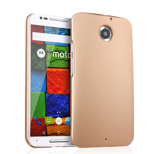 Hard Rigid Plastic Matte Finish Case for Motorola Moto X (2nd Gen) Gold