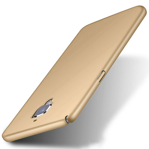 Hard Rigid Plastic Matte Finish Case for OnePlus 3 Gold