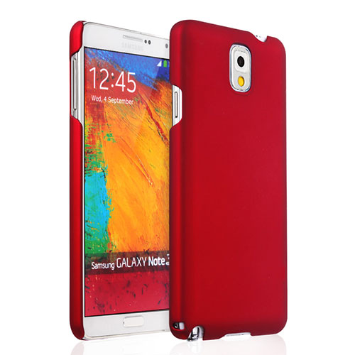 Hard Rigid Plastic Matte Finish Case for Samsung Galaxy Note 3 N9000 Red