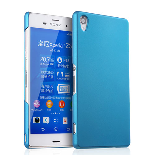 Hard Rigid Plastic Matte Finish Case for Sony Xperia Z3 Sky Blue