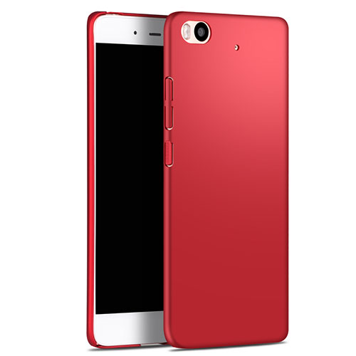 Hard Rigid Plastic Matte Finish Case for Xiaomi Mi 5S 4G Red