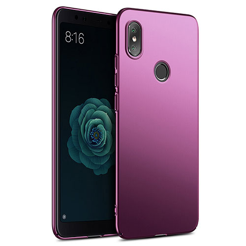 Hard Rigid Plastic Matte Finish Case for Xiaomi Mi 6X Purple