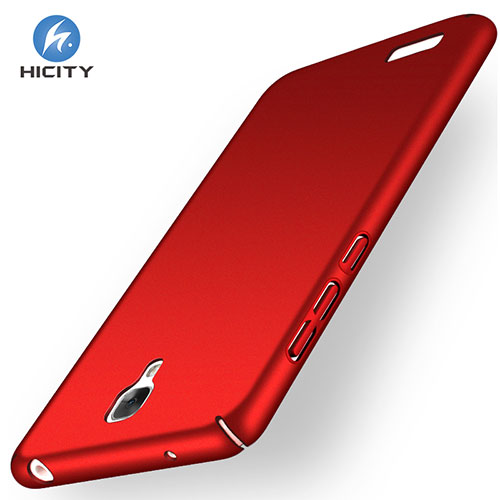 Hard Rigid Plastic Matte Finish Case for Xiaomi Redmi Note 4G Red