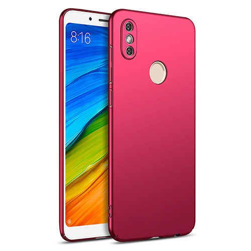 Hard Rigid Plastic Matte Finish Case for Xiaomi Redmi Note 5 Pro Red