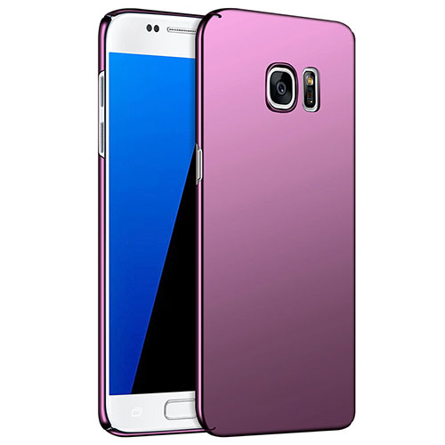 Hard Rigid Plastic Matte Finish Case M02 for Samsung Galaxy S7 G930F G930FD Purple